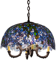 Tiffany Laburnum Eight Light Pendant in Mahogany Bronze (57|184083)