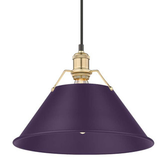Orwell One Light Pendant in Brushed Champagne Brass (62|3306LBCBEP)