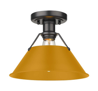 Orwell One Light Flush Mount in Matte Black (62|3306FMBLKAY)