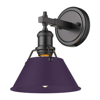 Orwell One Light Bath Vanity in Matte Black (62|3306BA1BLKEP)