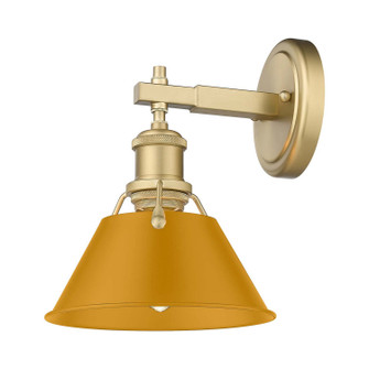 Orwell One Light Bath Vanity in Brushed Champagne Brass (62|3306BA1BCBAY)