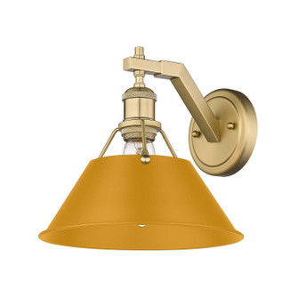 Orwell One Light Wall Sconce in Brushed Champagne Brass (62|33061WBCBAY)