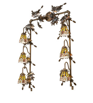 Wisteria Six Light Vanity in Dark Burnished Antique Copper (57|286814)