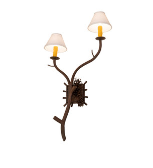 Lone Pine Two Light Wall Sconce in Distressed Chestnut (57|284500)