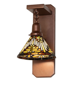 Nuevo One Light Wall Sconce in C-Mahogany Bronze (57|283713)