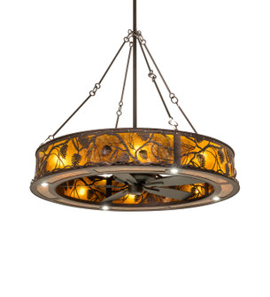 Whispering Pines 12 Light Chandel-Air in Mahogany Bronze (57|283687)