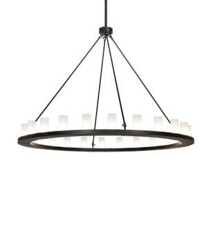 Loxley 24 Light Chandelier in Solar Black (57|283586)