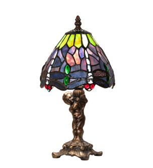 Tiffany Hanginghead Dragonfly One Light Accent Lamp in Antique Brass (57|282758)