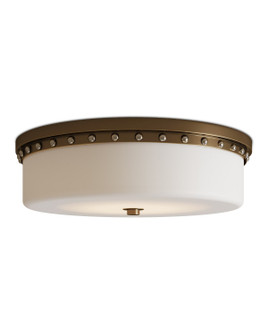 Barnabe LED Flush Mount in White/Antique Brass/Polished Nickel (142|99990079)
