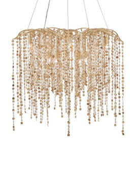 Kealia Ten Light Chandelier in Natural/Coco Cream (142|90001300)