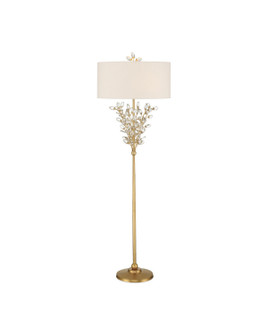 Forget-Me-Not Two Light Floor Lamp in Clear/Chinois Gold Leaf (142|80000168)