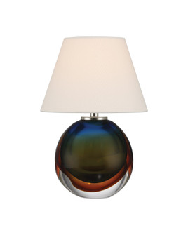 Voyage Nickel Cordless Table Lamp One Light Table Lamp in Green Blue / Amber / Clear (142|67000015)