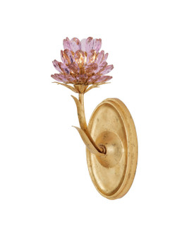 Marilee One Light Wall Sconce in Pink/Dutch Gold Leaf (142|50000279)