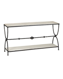 Agora Console Table in Natural/Rustic Bronze (142|40000245)