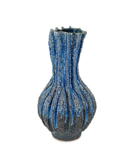 Folios Vase in Reactive Dark Blue (142|12001048)