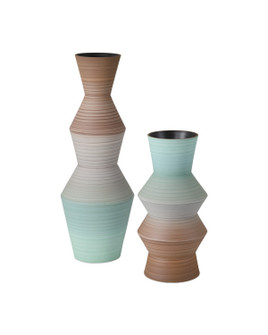 Happy 80's Vase in Brown/Light Blue (142|12001008)