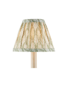 Plume Chandelier Shade in Green/Ivory (142|09000052)