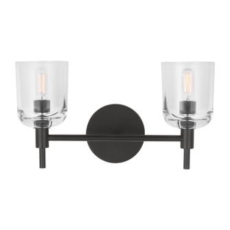 Hartley Two Light Vanity in Aged Iron (454|TFV1002AI)