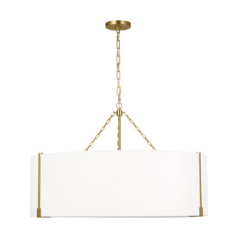 Bergen Four Light Pendant in Burnished Brass (454|TFC1114BBS)