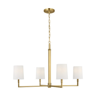 Danica Four Light Chandelier in Burnished Brass (454|TC1224BBS)