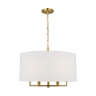 Danica Six Light Chandelier in Burnished Brass (454|TC1206BBS)