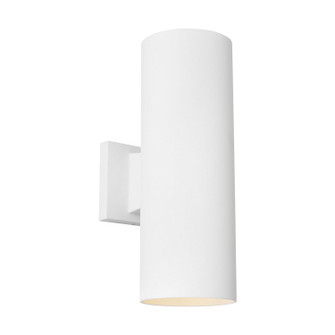 Outdoor Cylinders Two Light Wall Lantern in Outdoor Textured White (454|SLO1152OTW)