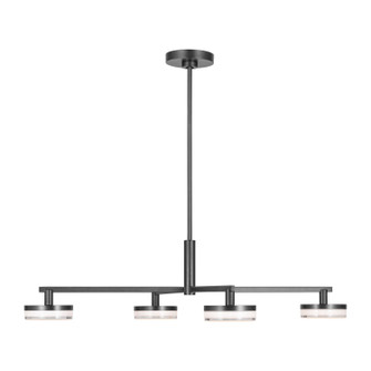 Khan LED Chandelier in Aged Iron (454|SLC1074AI)