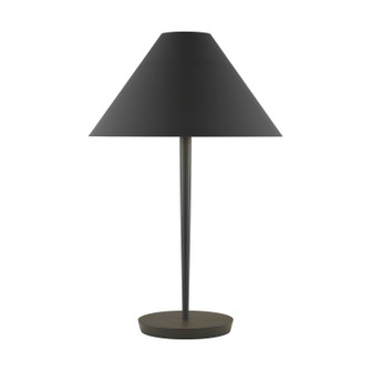 Contra One Light Table Lamp in Matte Charcoal Black (454|KT1461MCB)