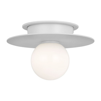 Nodes One Light Flush Mount in Matte White (454|KF1001MWT)