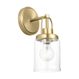 Anders One Light Vanity in Satin Brass (454|GLV1071SB)