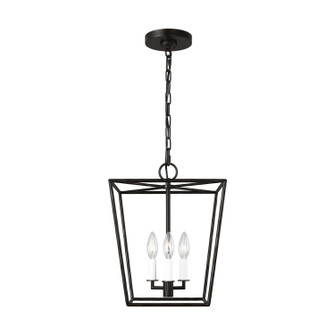 Viota Three Light Lantern in Aged Iron (454|EC1353AI)