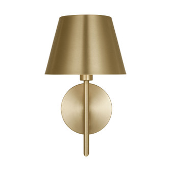 Ender One Light Wall Sconce in Satin Brass (454|DJW1151SB)