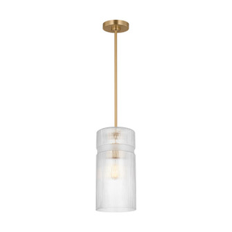 Liouet One Light Pendant in Satin Brass (454|DJP1211SB)