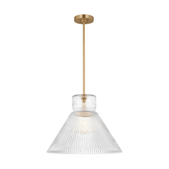 Liouet One Light Pendant in Satin Brass (454|DJP1201SB)