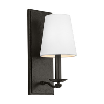 Wellen One Light Wall Sconce in Aged Iron (454|CW1361AI)
