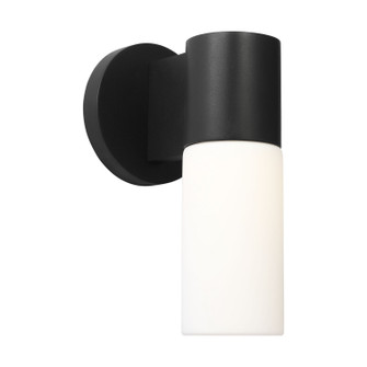 Focal LED Wall Lantern in Textured Black (454|BO1031TXB)