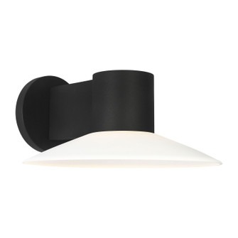 Focal LED Wall Lantern in Textured Black (454|BO1021TXB)