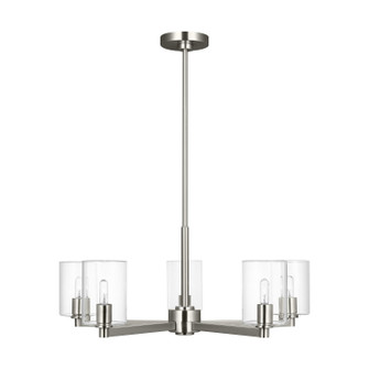 Fullton Five Light Chandelier in Brushed Nickel (454|3164205C962)