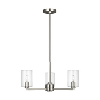 Fullton Three Light Chandelier in Brushed Nickel (454|3164203C962)