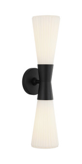 Jameson Two Light Wall Sconce in Matte Black (423|S18112MB)