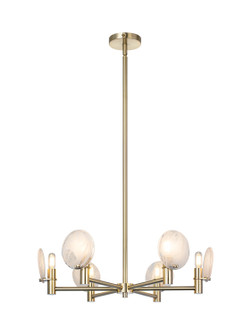 CLOUDBURST Six Light Pendant in Champagne Gold (423|C33806CG)
