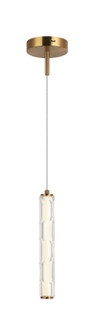 Ripley LED Pendant in Aged Gold Brass (423|C31801AG)