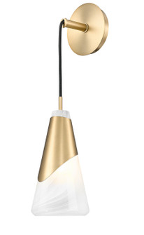 Aimie One Light Wall Sconce in Modern Gold (224|8281SMGLD)