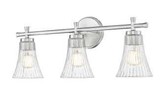 Belle Three Light Vanity in Brushed Nickel (224|75193VBN)