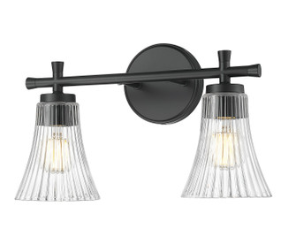 Belle Two Light Vanity in Matte Black (224|75192VMB)