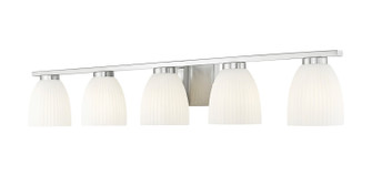 Naya Five Light Vanity in Brushed Nickel (224|75185VBN)