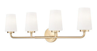 Montford Four Light Vanity in Modern Gold (224|70054VMGLD)