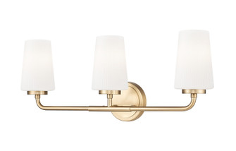 Montford Three Light Vanity in Modern Gold (224|70053VMGLD)