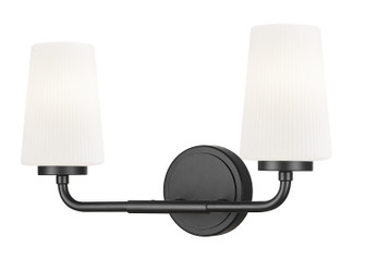 Montford Two Light Vanity in Matte Black (224|70052VMB)