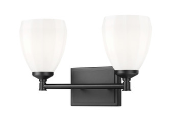 Oren Two Light Vanity in Matte Black (224|70042VMB)